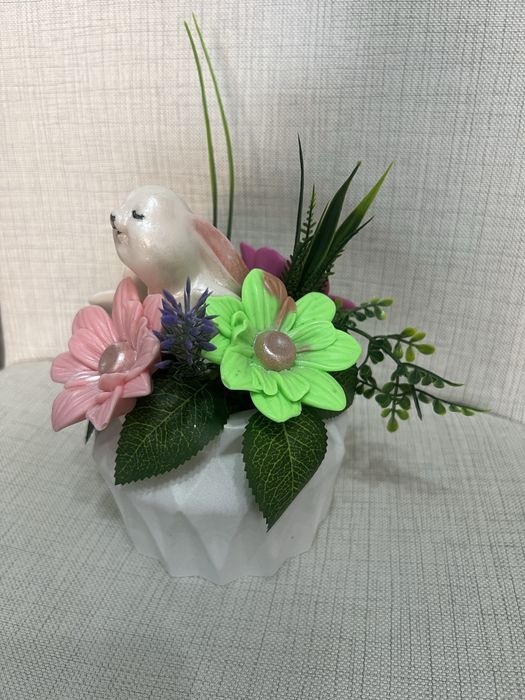 Цветя и аранжировки от ароматен сапун