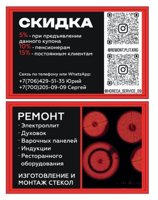 Стекло на эл.плиты