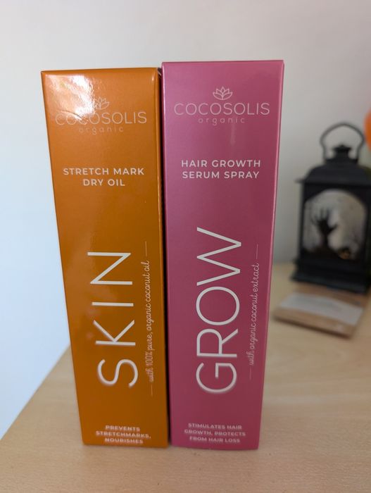 Cocosolis Skin dry oil и Grow спрей за коса