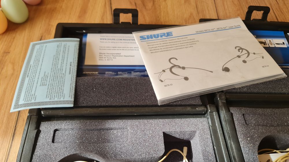 Microfon headset Shure Beta 53, nou in cutie.