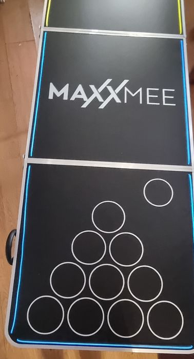Преносима LED маса за биър понк Maxxmee