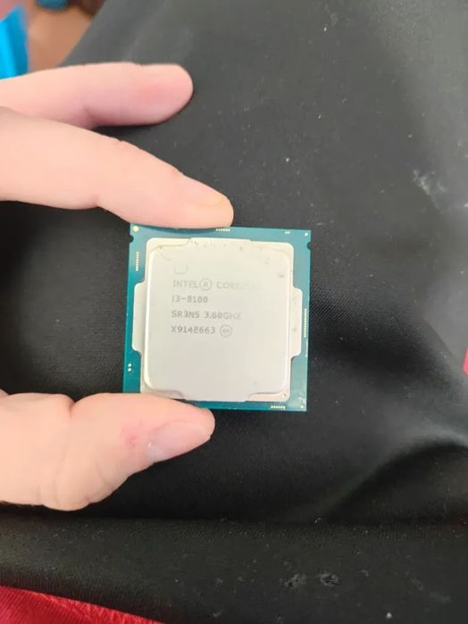 продам - обменяю  intel core i3 8100 + B360M-E