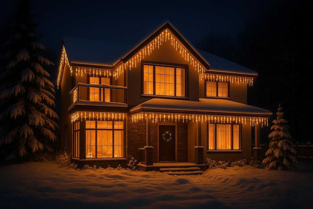 Instalatie luminoasa de Craciun 22,5 m, exterior/interior