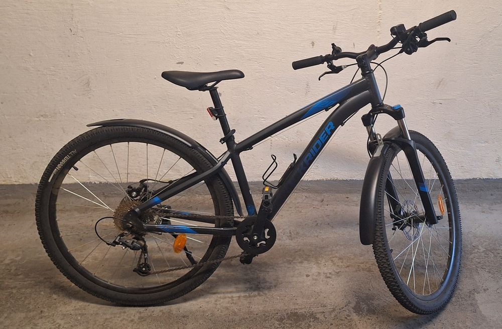 Bicicleta MTB copii Rockrider + trotineta  Oxelo MID 7
