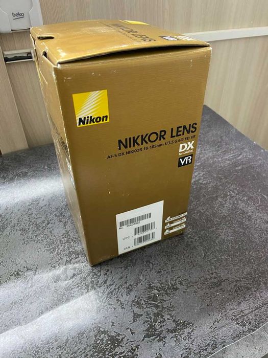 Объектив: Nikon AF-S 18-105mm (с Шетпе Тилендева 9) Лот 801053