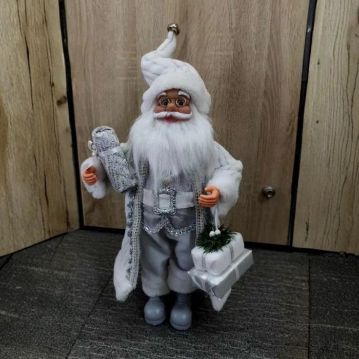 Декоративен Дядо Коледа в сиво