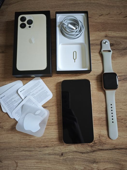 iPhone 13 Pro 128GB Gold + Apple Watch SE 44mm