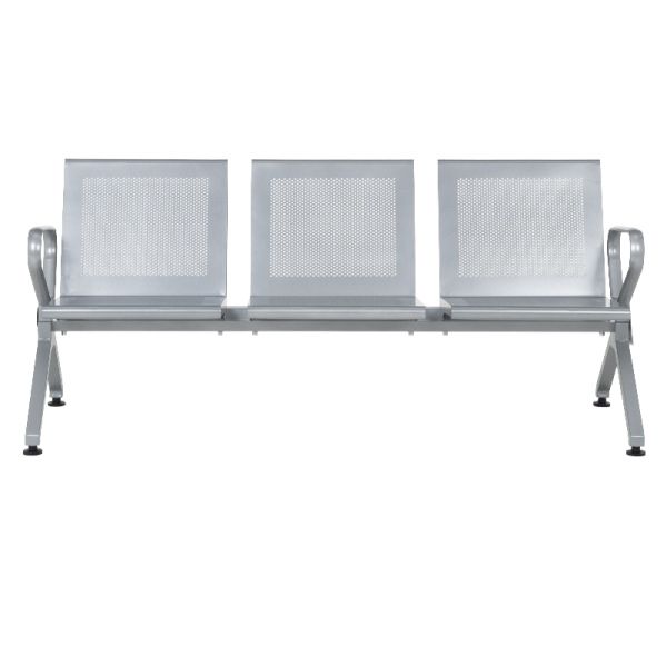 Метална посетителска пейка 3 местна