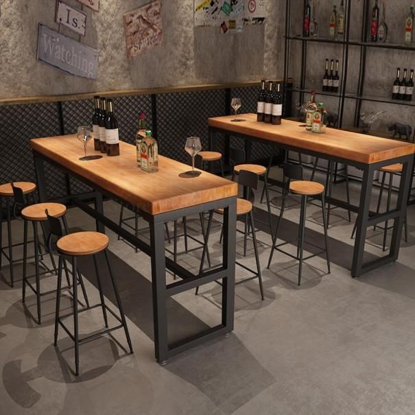Mese Scaune Mobilier din lemn masiv stil industrial
