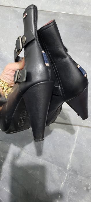 Дамски боти Tommy Hilfiger естествена кожа