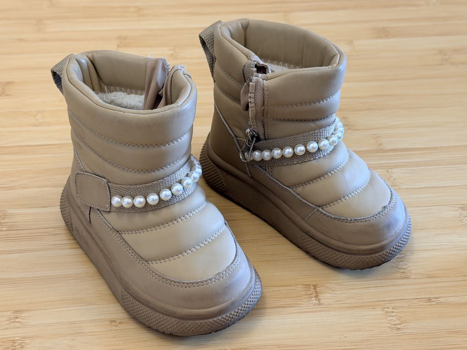 Ghete fete piele de iarna marime 26