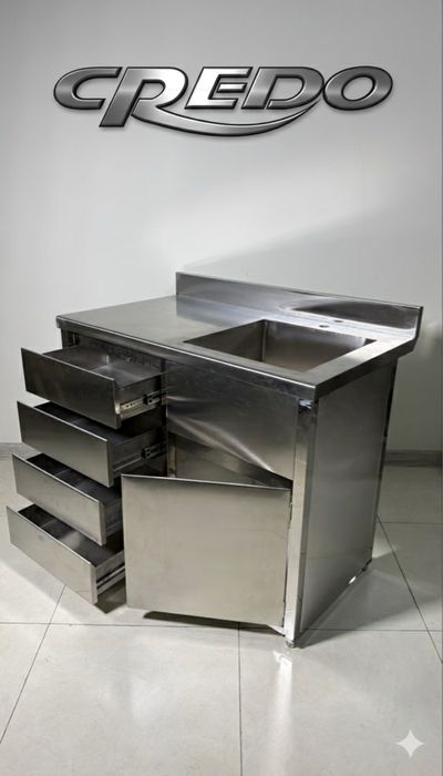 Нержавейка, стол, полка, стеллаж. Zanglamas metalldan stol, stellaj, m