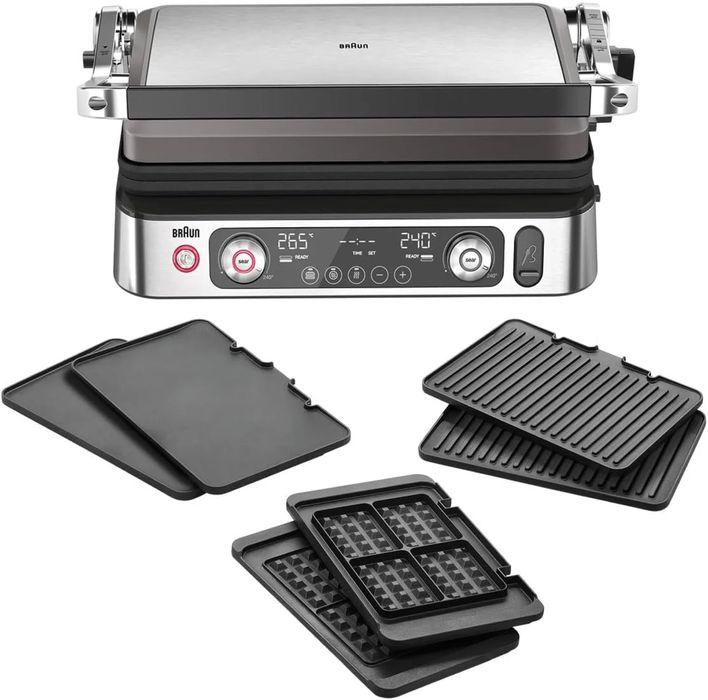 BRAUN MULTIGRILL 9 PRO контактна скара , барбекю , фурна , плочи