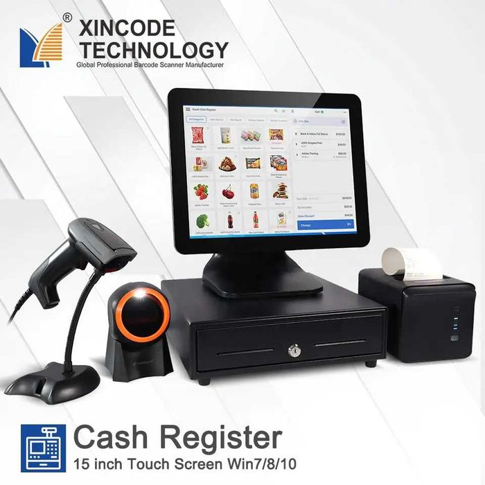Kassa aparat, sensor ekran monoblok, monoblok, dastur, skaner, shtrix
