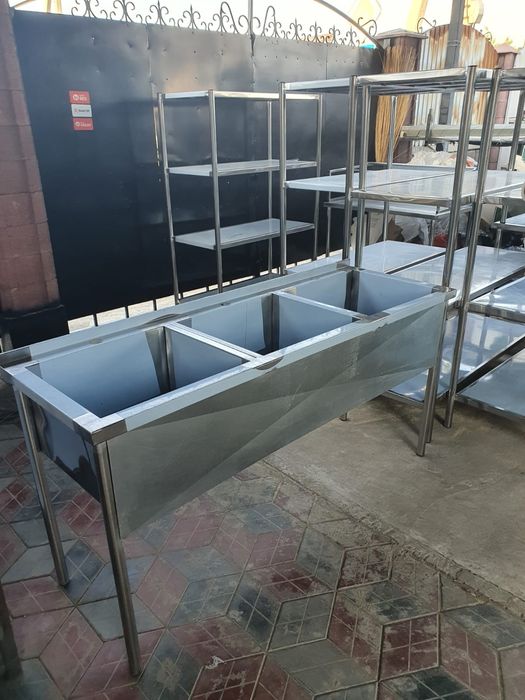 Стол мойка стеллаж