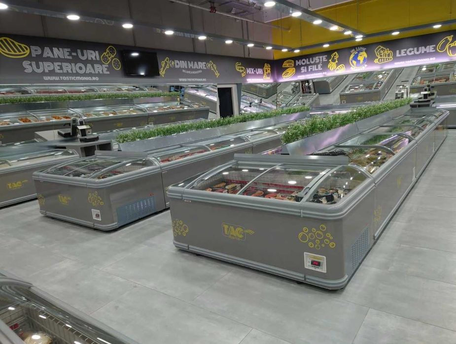 Lada Congelare sau Refrigerare AHT Miami 2,50m LED si Autodezghet