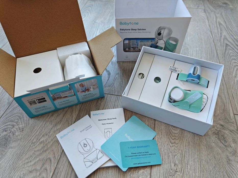 Babytone Sleep Satview – система за наблюдение на бебе, която комбинира HD Wi-Fi камера и смарт / умно чорапче