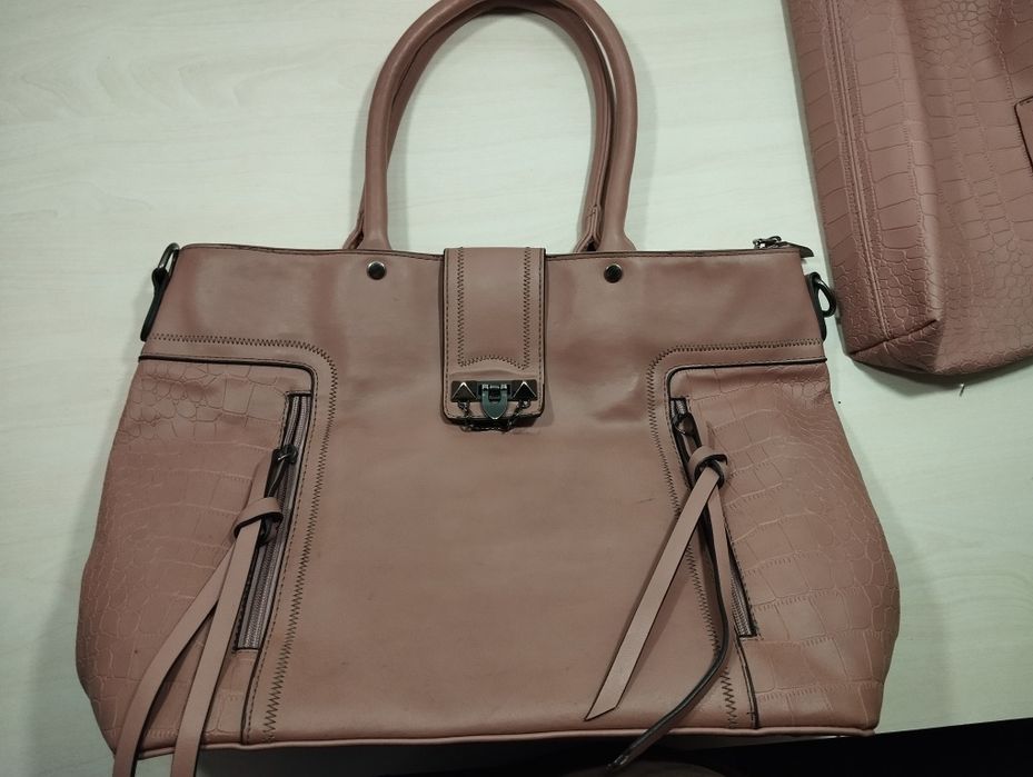 Женская сумка + косметичка (комплект)