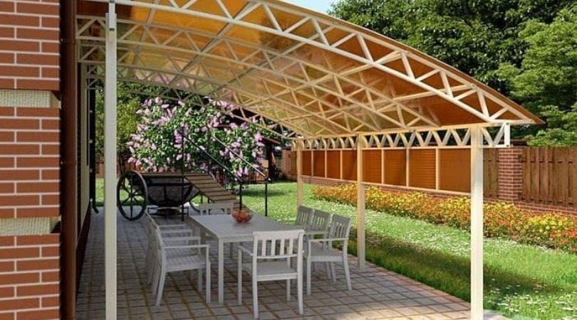 Готовый навес на заказ