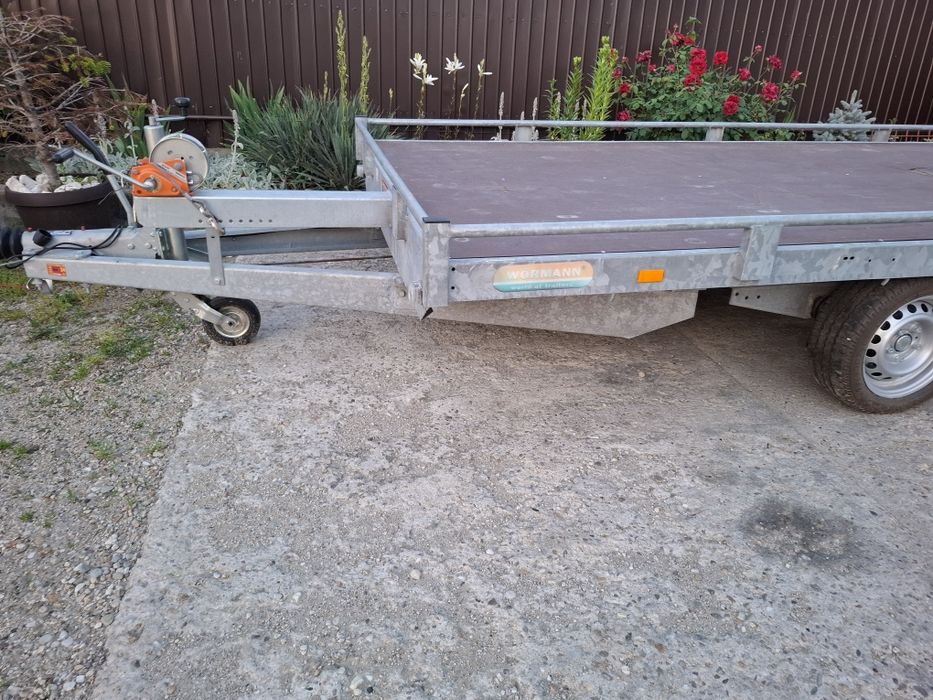 Platforma auto Wormann 2700 kg seminoua