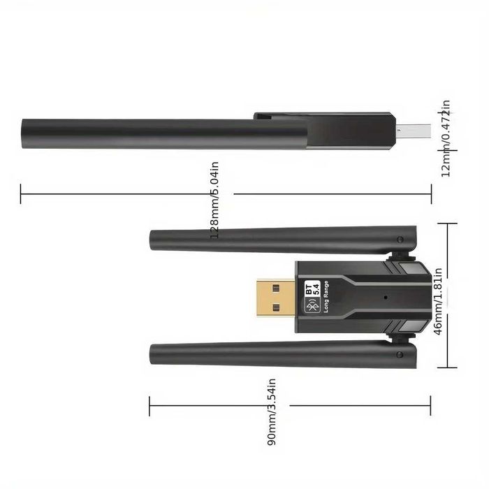 USB Bluetooth adapter 5.4 и 5.0