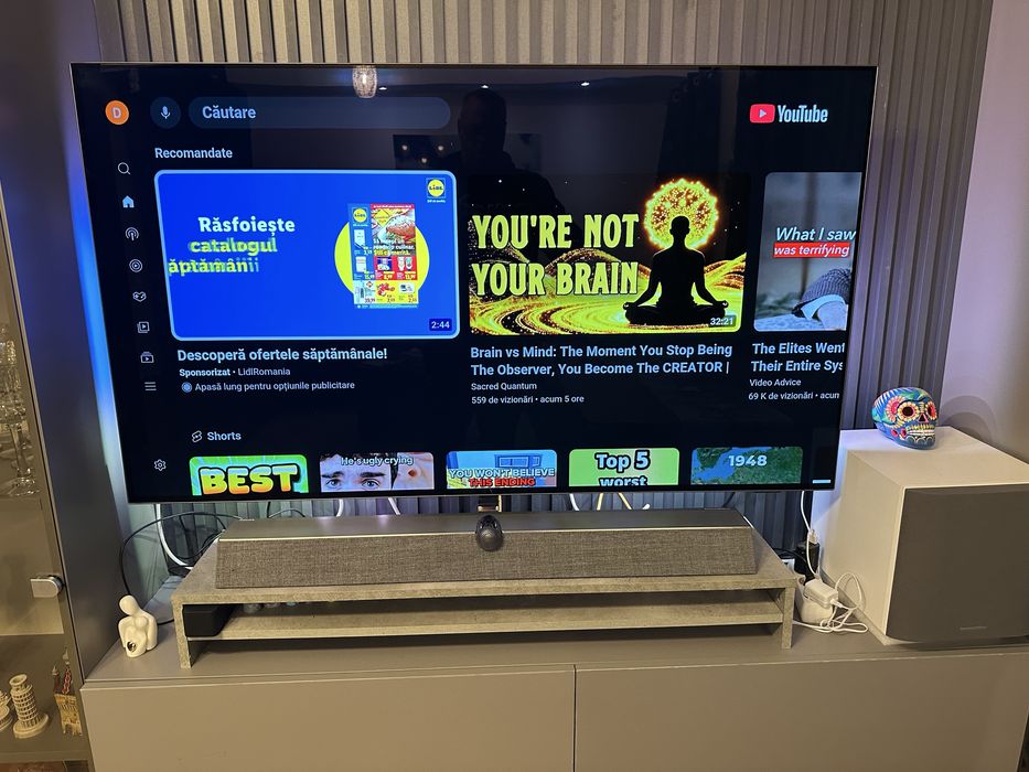 Tv 4k Philips 55OLED  935 diag 139 cm sunet B&W 70w