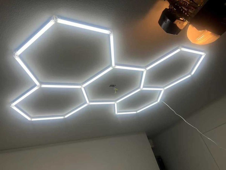 освещение соты, светильник сота