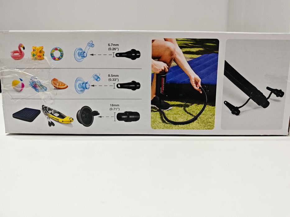 Pompa manuala Intex Double Quick I 29 cm ocazie pret bun