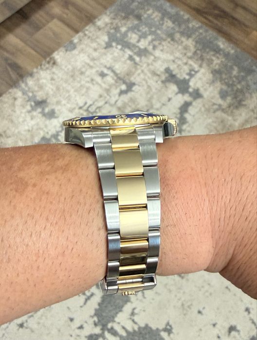Rolex Submariner Two Tones Gold 18k Bluesy