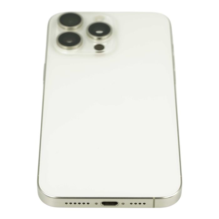 Magazin Apple | iPhone 15 Pro Max | Excelent | White Titanium | 256GB | 100% | Garantie | smilemobile.ro
