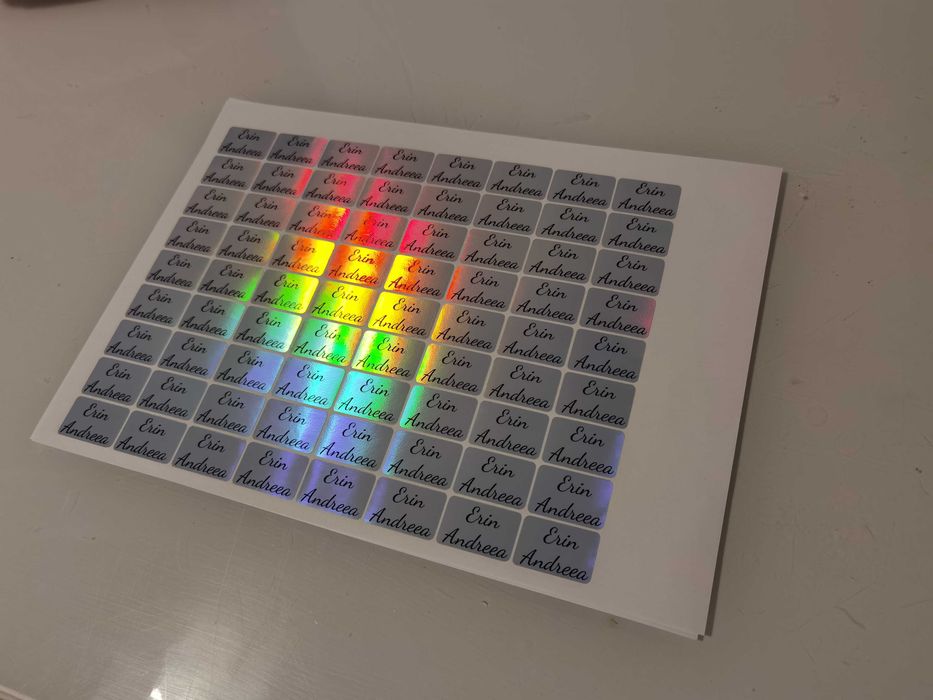 Etichete cu Nume Personalizate