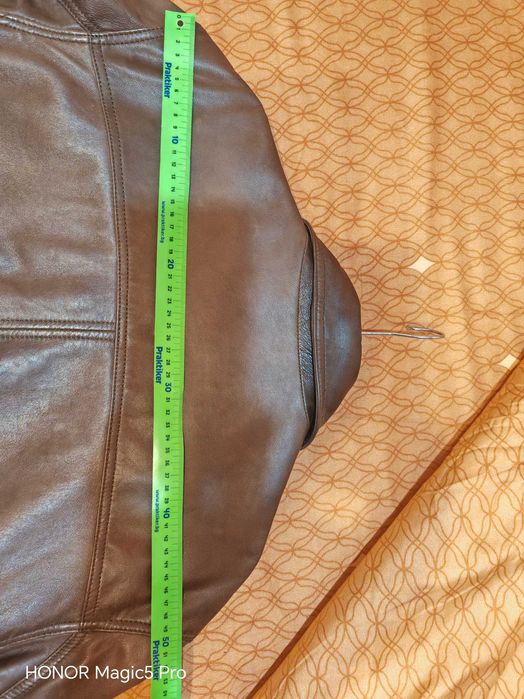 Кожено яке от естествена кожа марка Mario Conti XL