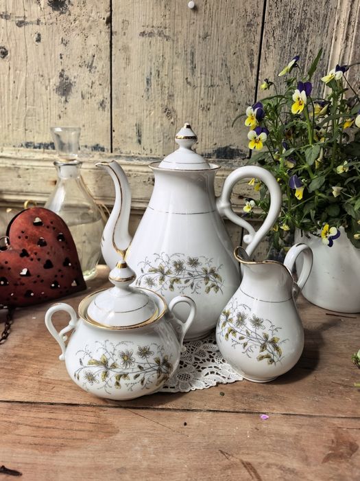 Сет чайник каничка захарница