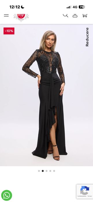 Rochie neagra de ocazie