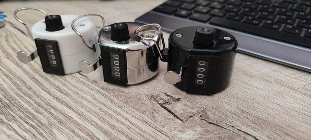 Счетчик механический (кликер) с логотипом и именем