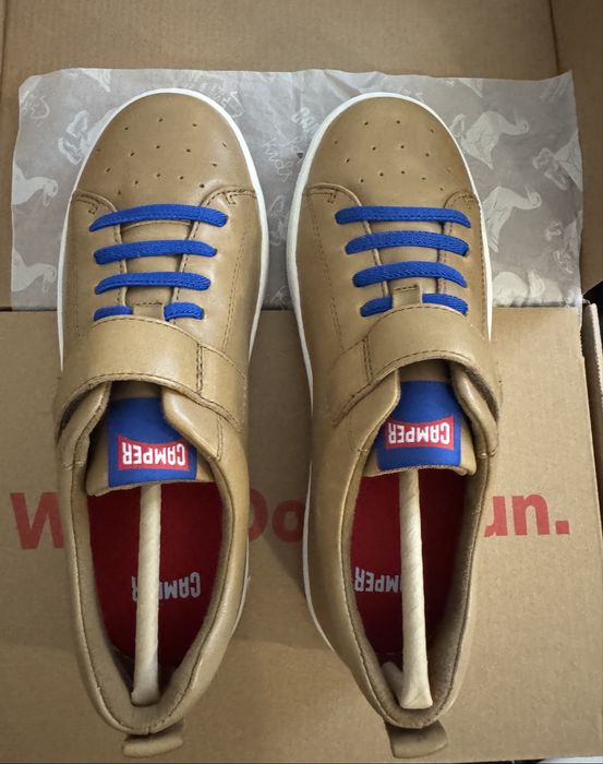 Нови обувки CAMPER за момче - 36 номер, ест. Кожа