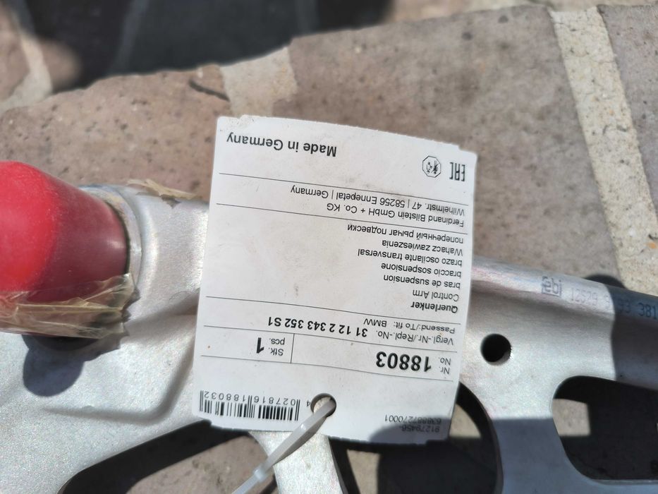 Brat dreapta fata BMW E46, Febi Germania, nou, echivalent 31 12 2 343 352