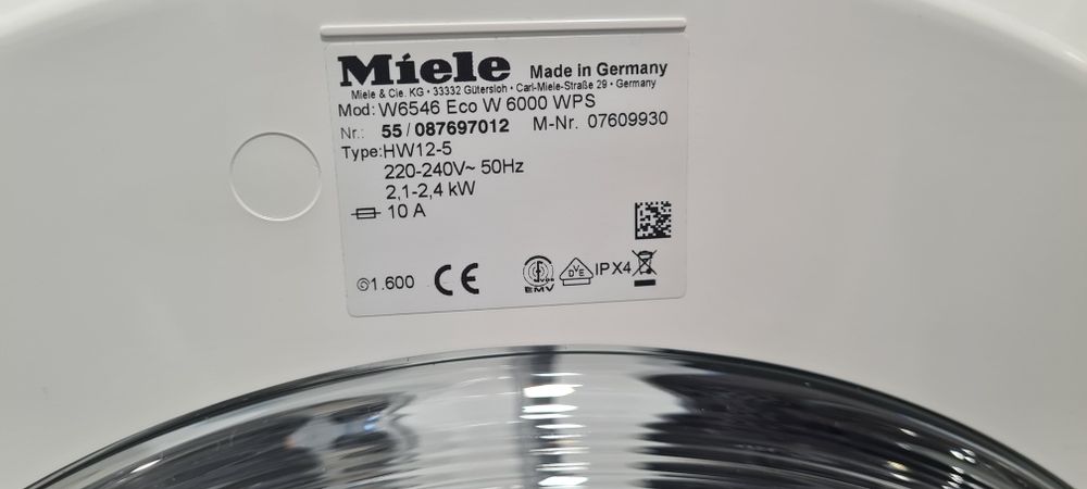 Пералня Miele 7кг/1600обр/ W6546