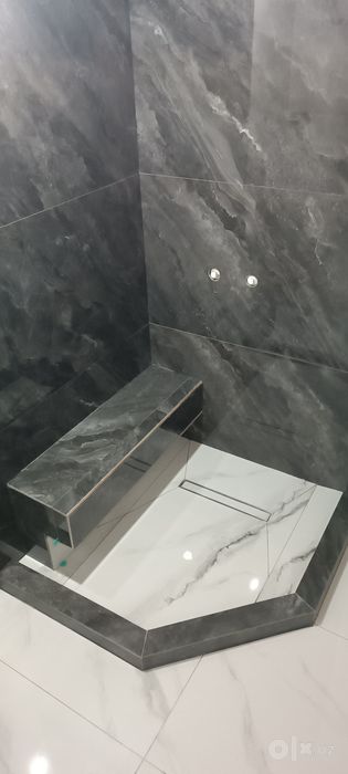 Работа плитками,