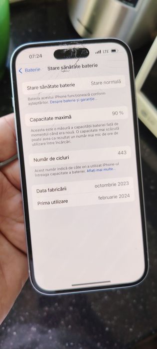 Iphone 15 Liber de Rețea 5G  Display Original Fisurat