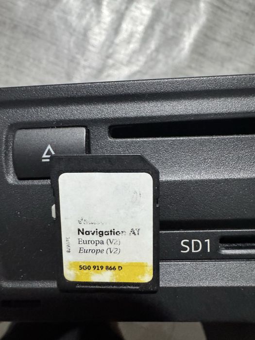Navigație originală VW Golf 7 Discover Media MIB1 completă + ecran + ramă