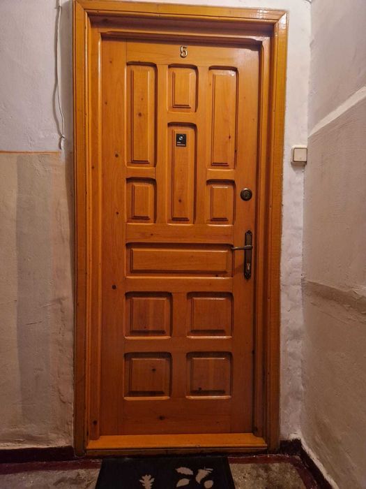 Ușă din lemn , de la intrarea in casa