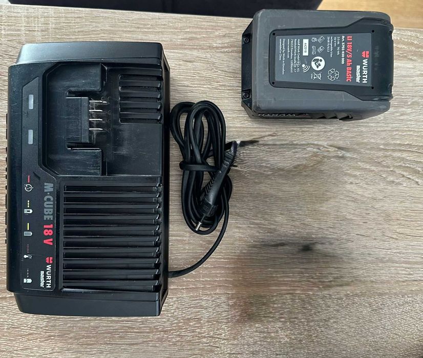 Flex Wurth EC AWS 18-125mm acumulator 5Ah MCube fara fir wireless poli