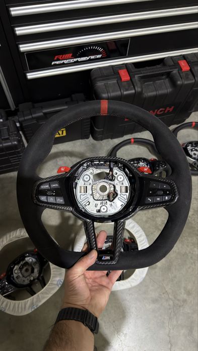 Volan BMW Tesit Carbon LCI Alcantara G80 / G81 / G82 / G87 / M2 / M3 / M4 Manual