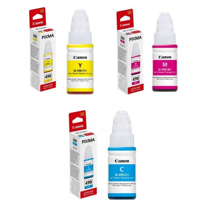 Чернила краска для картриджа CANON GL-490 PIXMA Япония