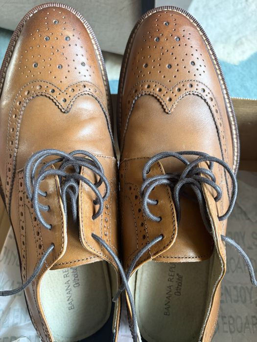 Чисто нови елегантни мъжки обувки оксфорд oxford shoes new