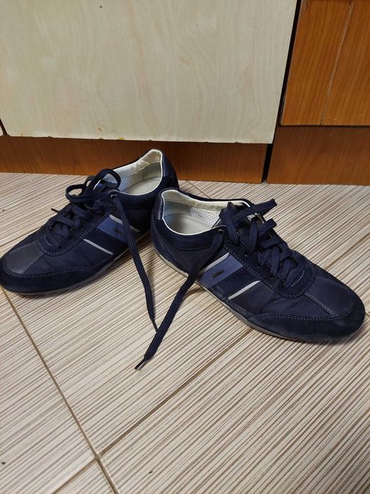 Pantofi Geox U Wells C, bleaumarin, mărimea 41, ca noi