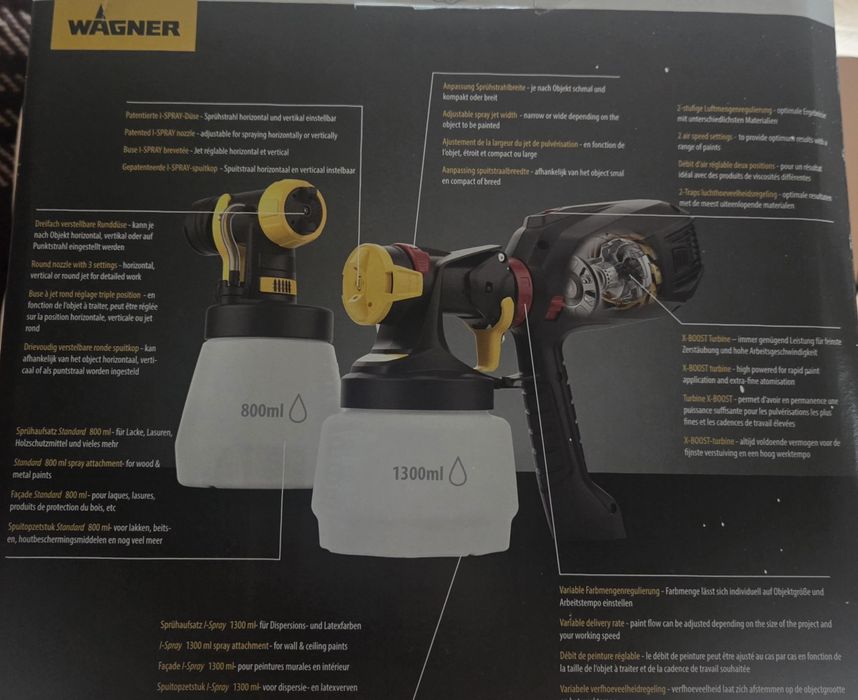 Универсален пистолет за боядисване WAGNER