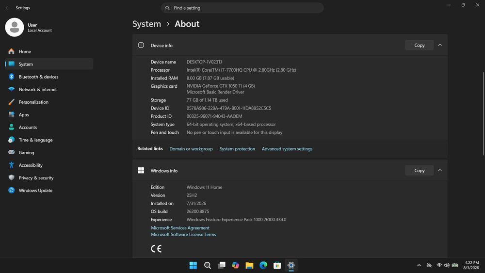 Лаптоп Acer Aspire VX 15 (VX5-591G-78HD)
