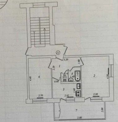 Срочно! Квартира на Ц4-АЛАЙСКИЙ 2/4/4 общ пл 50м ,балкон 2*6